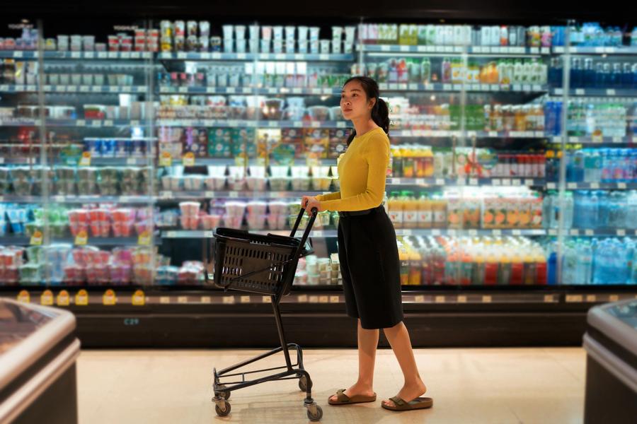 Chilled dairy aisle